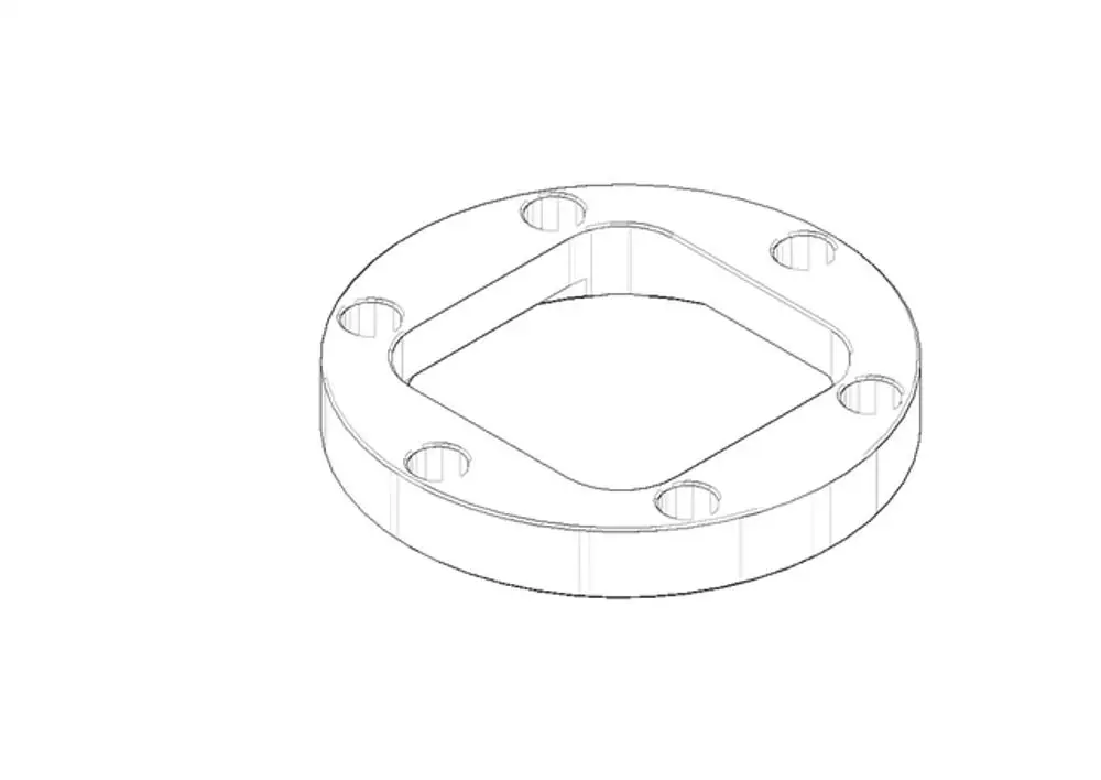 DORNBRACHT Flansch für Bodenanbindung ERSATZTEILE 093011122 D. 97 x 14 mm roh vernickelt, 093011122-07 Galeriebild 1